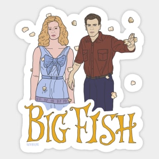 Big Fish Tim Burton - "Time stops" Sticker